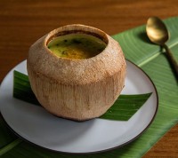 Bobor Bayam Merah Kelapa Muda (Central Java)